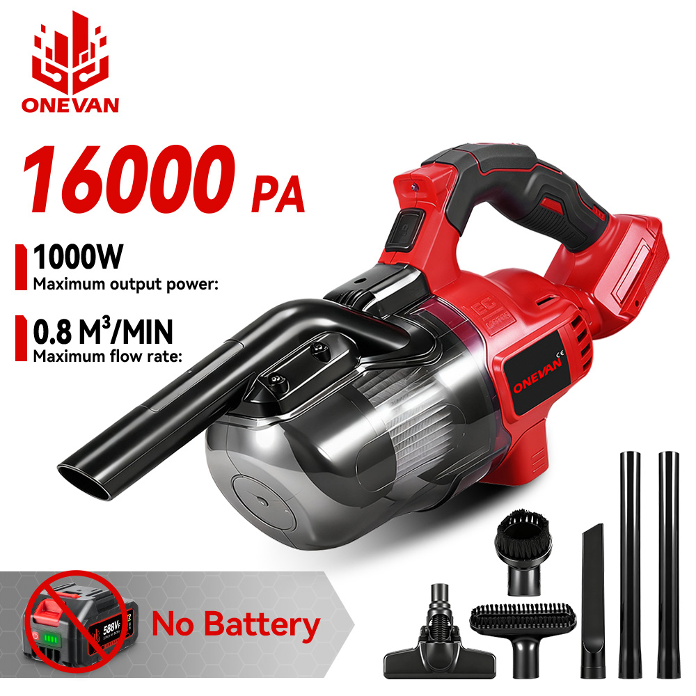 Power Tools Milwaukee - ONEVAN 16000PA Cordless Electric Vacuum Cleaner