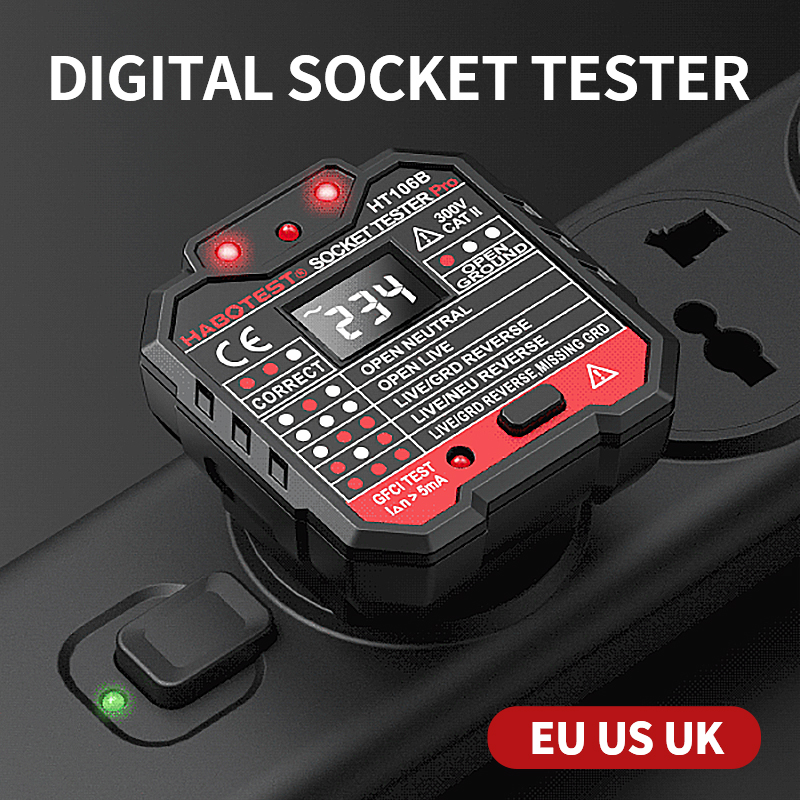HT106 Digital Socket Tester Pr – обзор и цена Power Tools Uk Review