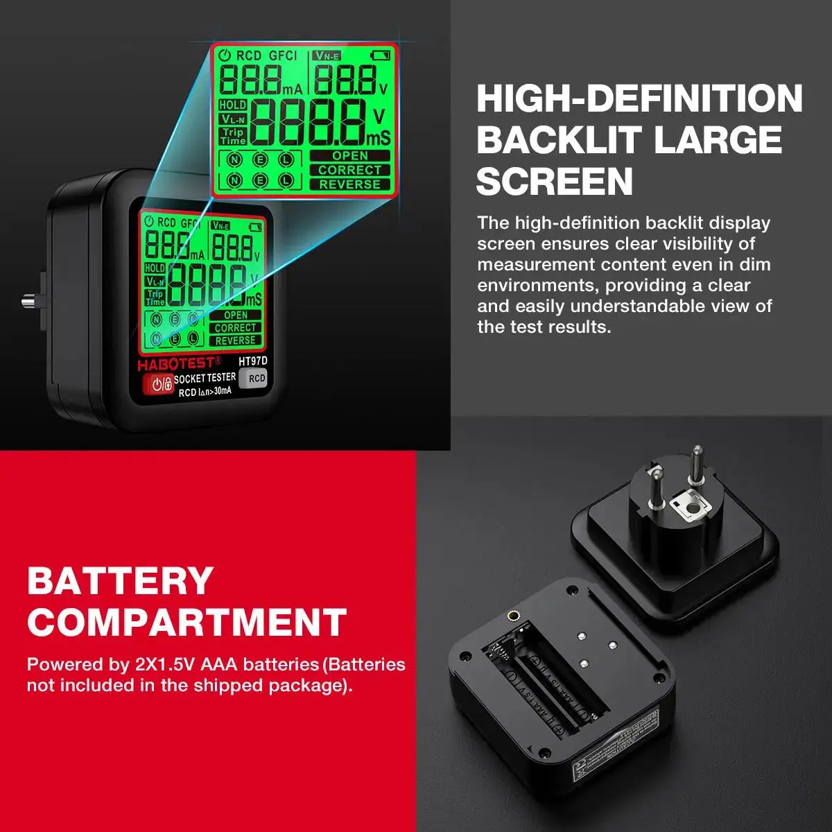 HABOTEST HT97 Digital Socket T – обзор и цена Power Tools Uk Review