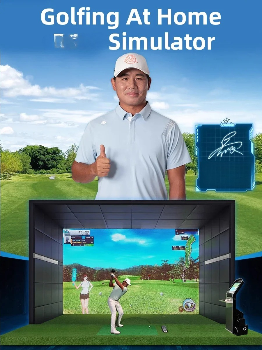 MNQ001 Golf Simulator for Home – обзор и цена Power Tools Course