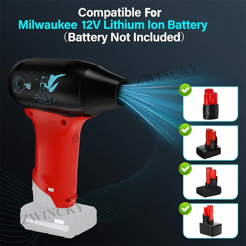 Adjustable Air Duster Jet Fan  – обзор и цена Power Tools Milwaukee
