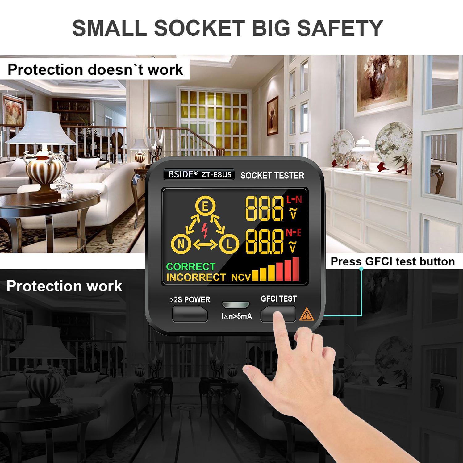 BSIDE Smart Socket Tester Smar – обзор и цена Power Tools Uk Review