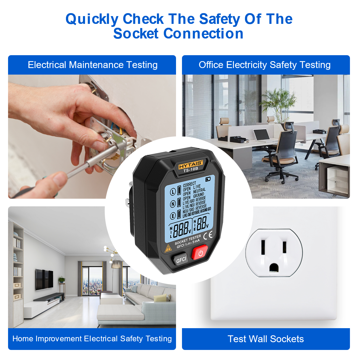HYTAIS Digital Socket Tester B – обзор и цена Power Tools Uk Review