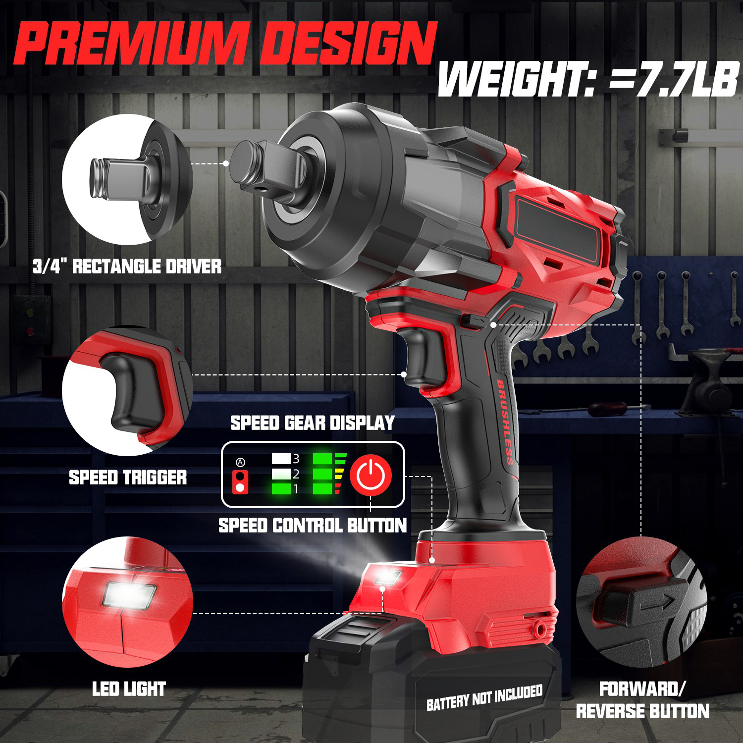 Cordless Impact Wrench 3/4 inc – обзор и цена Power Tools Milwaukee