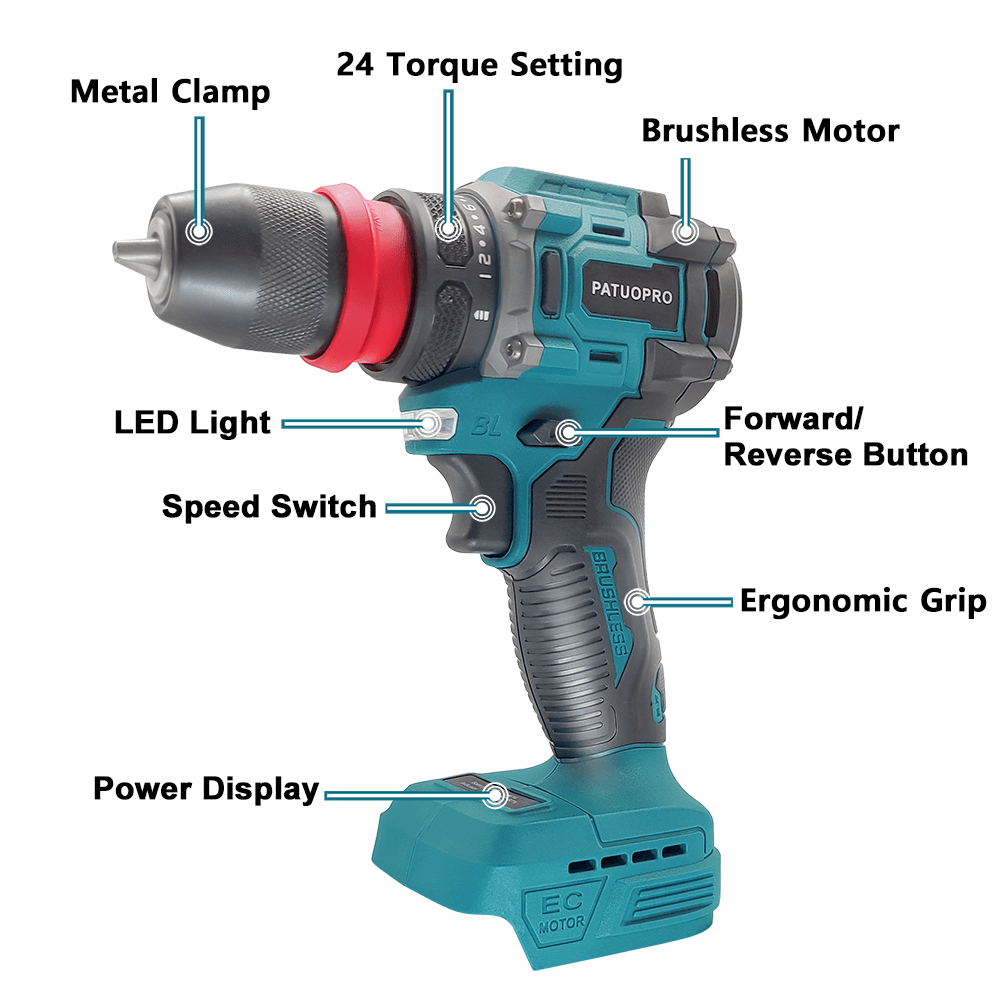 PATUOPRO 2 In 1 Cordless Elect – обзор и цена Power Tools Machine