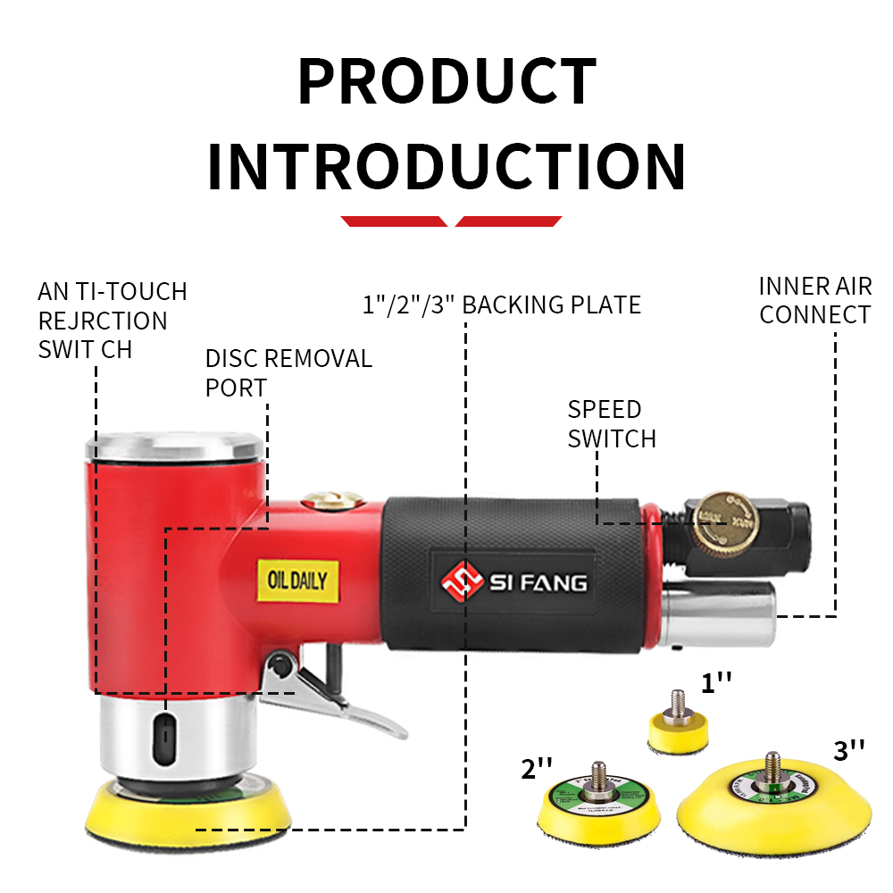 SIFANG Random Orbit Air Sander – обзор и цена Random Orbital Sander