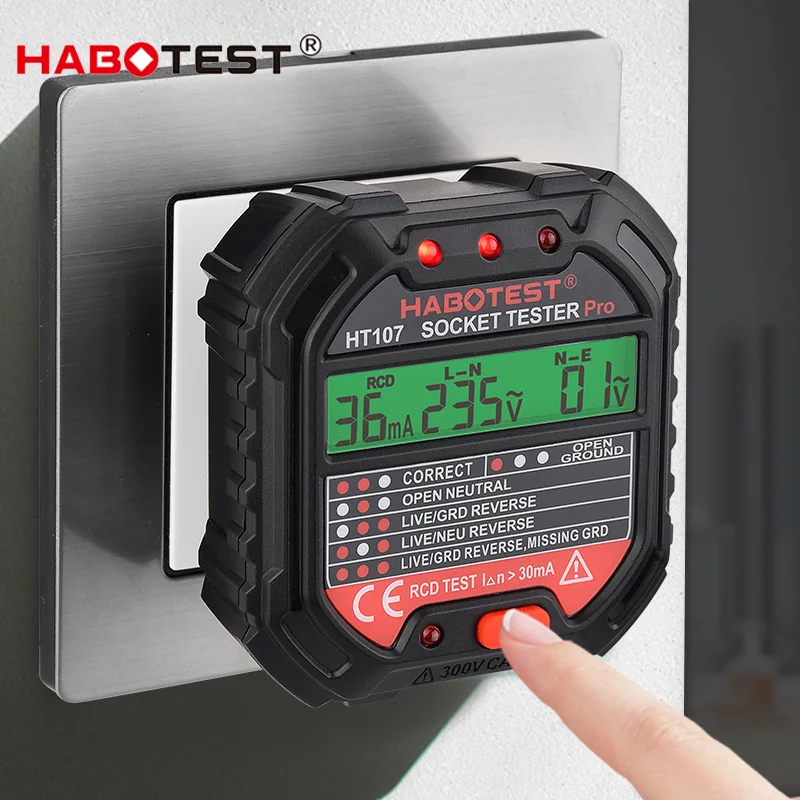 HT107 Pro Digital Socket Teste – обзор и цена Power Tools Uk Review