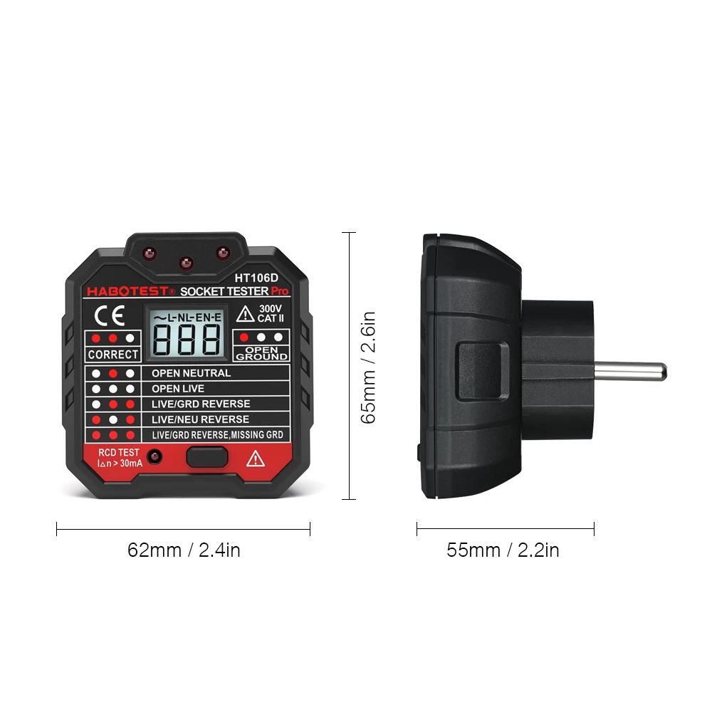 HT107 Pro Digital Socket Teste – обзор и цена Power Tools Uk Review