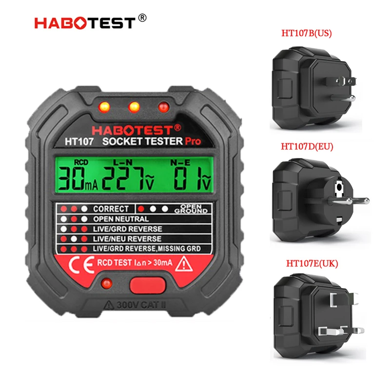 HT107 Pro Digital Socket Teste – обзор и цена Power Tools Uk Review