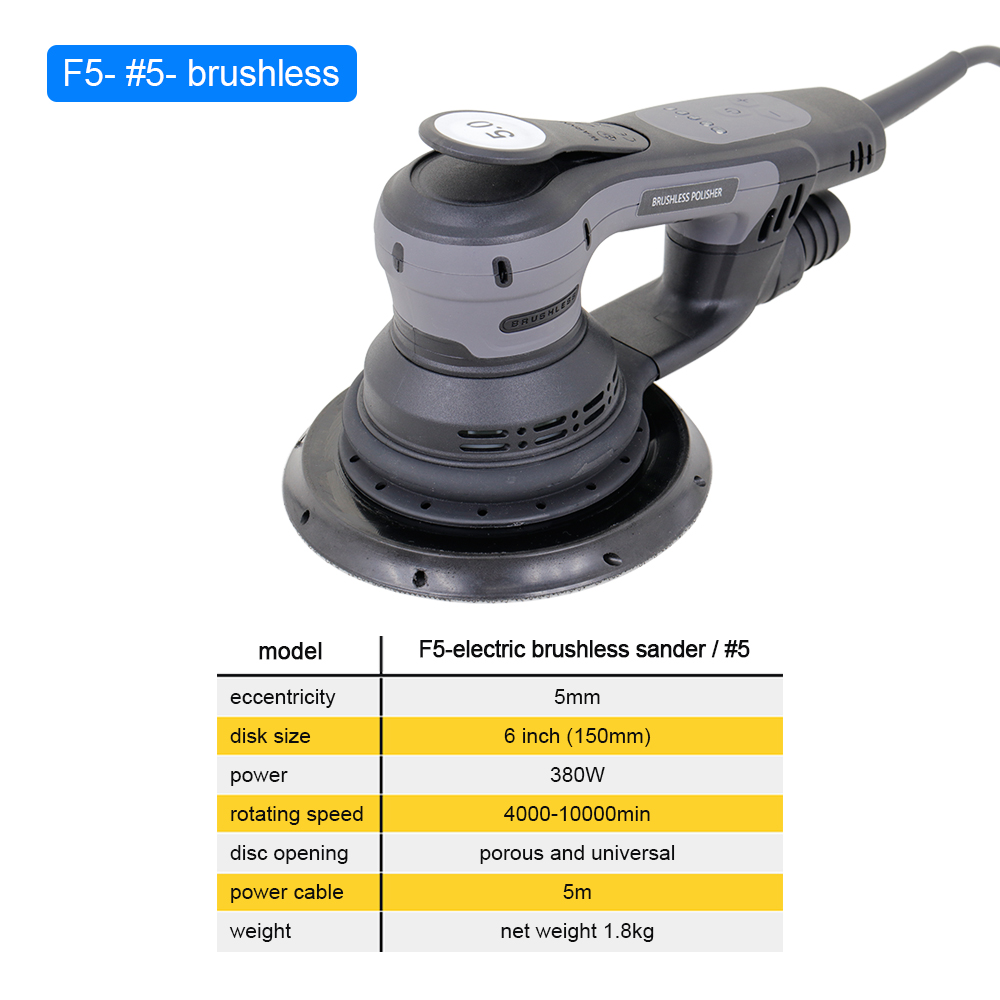 HONGMAI Wholesale 6 Inches 380 – обзор и цена Random Orbital Sander