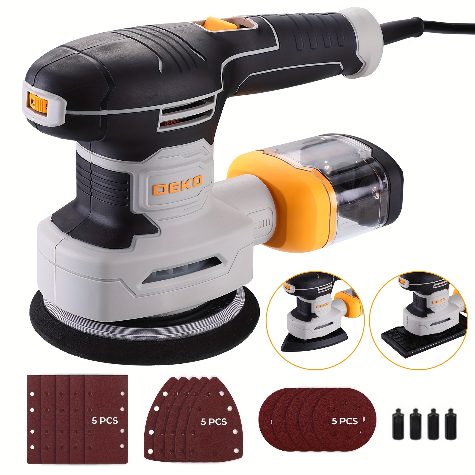 3-in-1 Electric Sander — 300W, – обзор и цена Random Orbital Sander